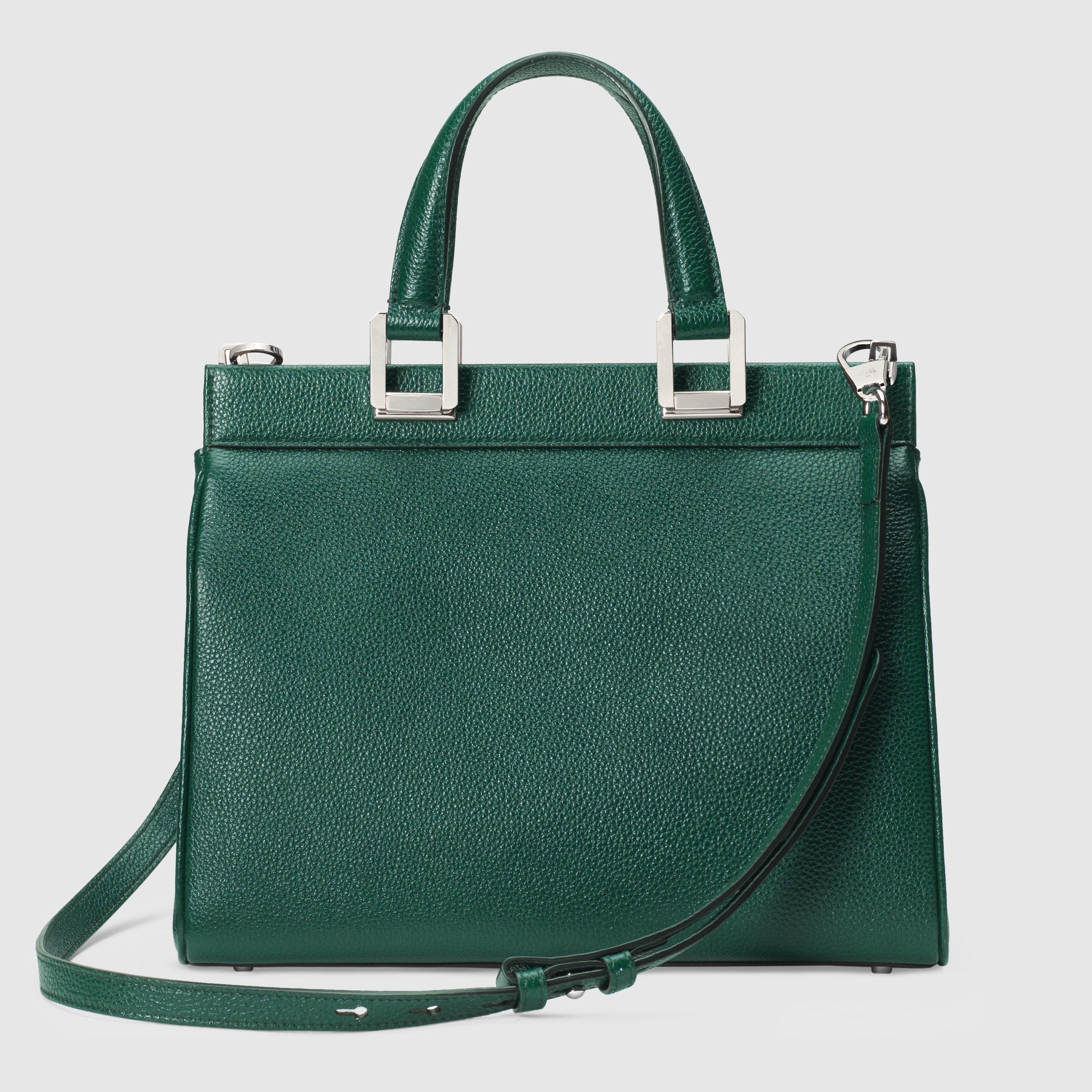 Gucci Zumi Small Top Handle Bag in Dark Green - Grainy Leather Luxury Handbag for Women | Perfect for Work, Evening Events & Daily Use