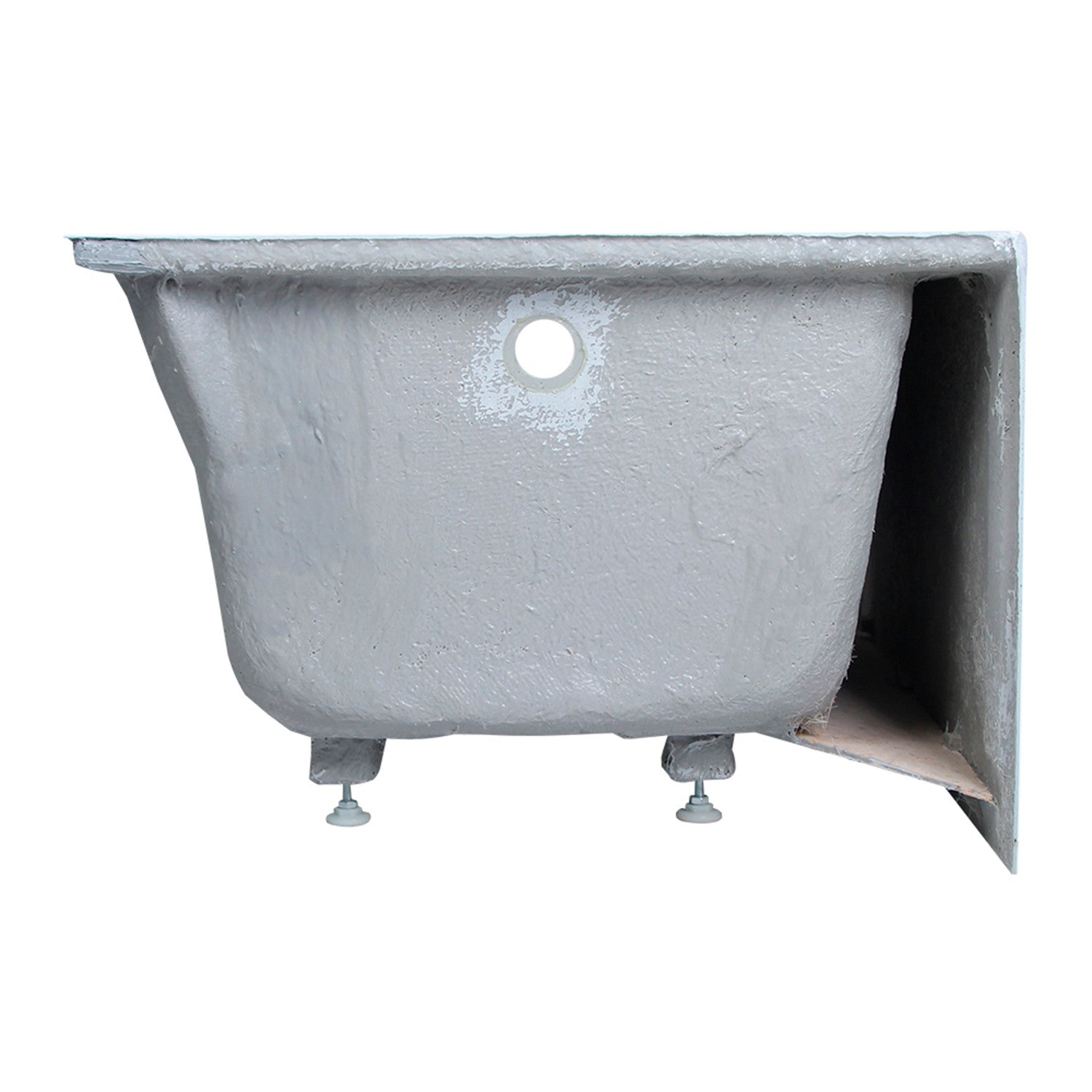 Aqua Eden VTDE483222L 48-Inch Acrylic Rectangular 3-Wall Alcove Bathtub - Left Hand Drain - Glossy White - Perfect for Small Bathrooms & Modern Home Spa Experience