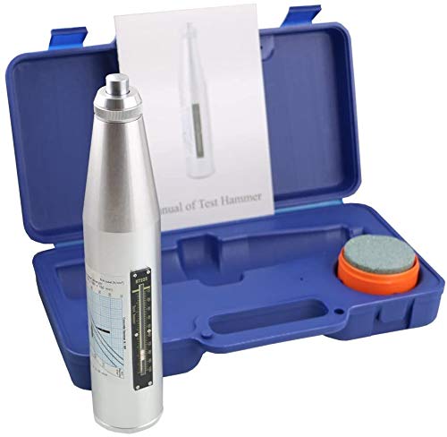 HT-225 Concrete Test Hammer | Rebound Hammer Tester (10-60Mpa) | HT225 Concrete Strength Testing Tool | Professional Resiliometer for Construction Quality Control | Perfect for On-Site Concrete Strength Evaluation in Buildings, Bridges & Roads