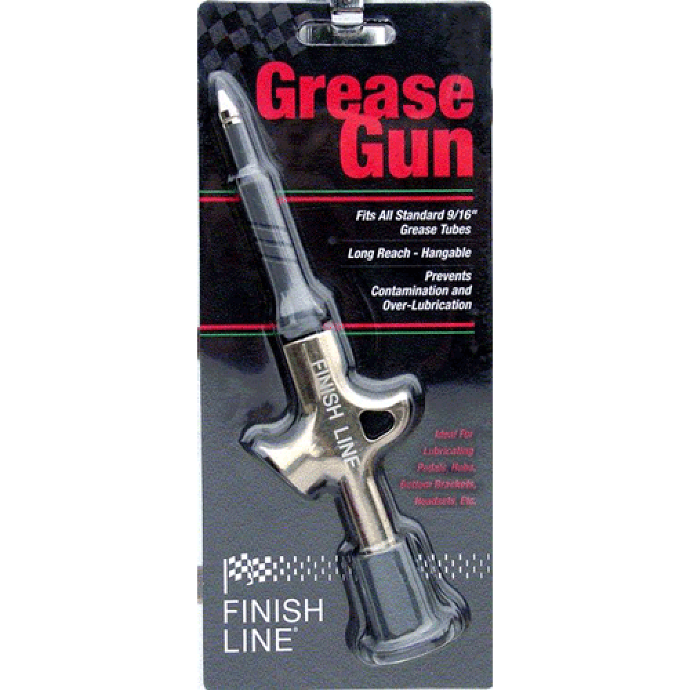 Finishline Grease Gun - Heavy Duty Grease Gun for Automotive & Industrial Use - Perfect for Lubricating Bearings, Gears & Machinery