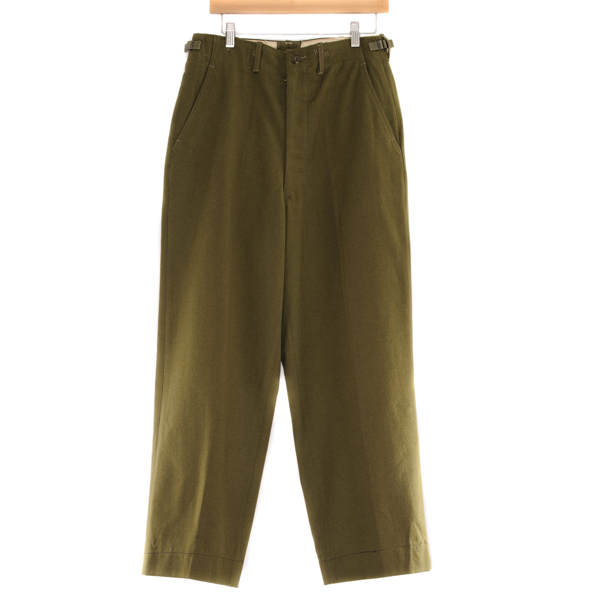 Vintage US Army M-1951 M51 Wool Field Pants - Korean War Era Military Trousers - Small Long Size - Durable Wool Tactical Pants for Outdoor Adventures, Reenactments & Vintage Fashion