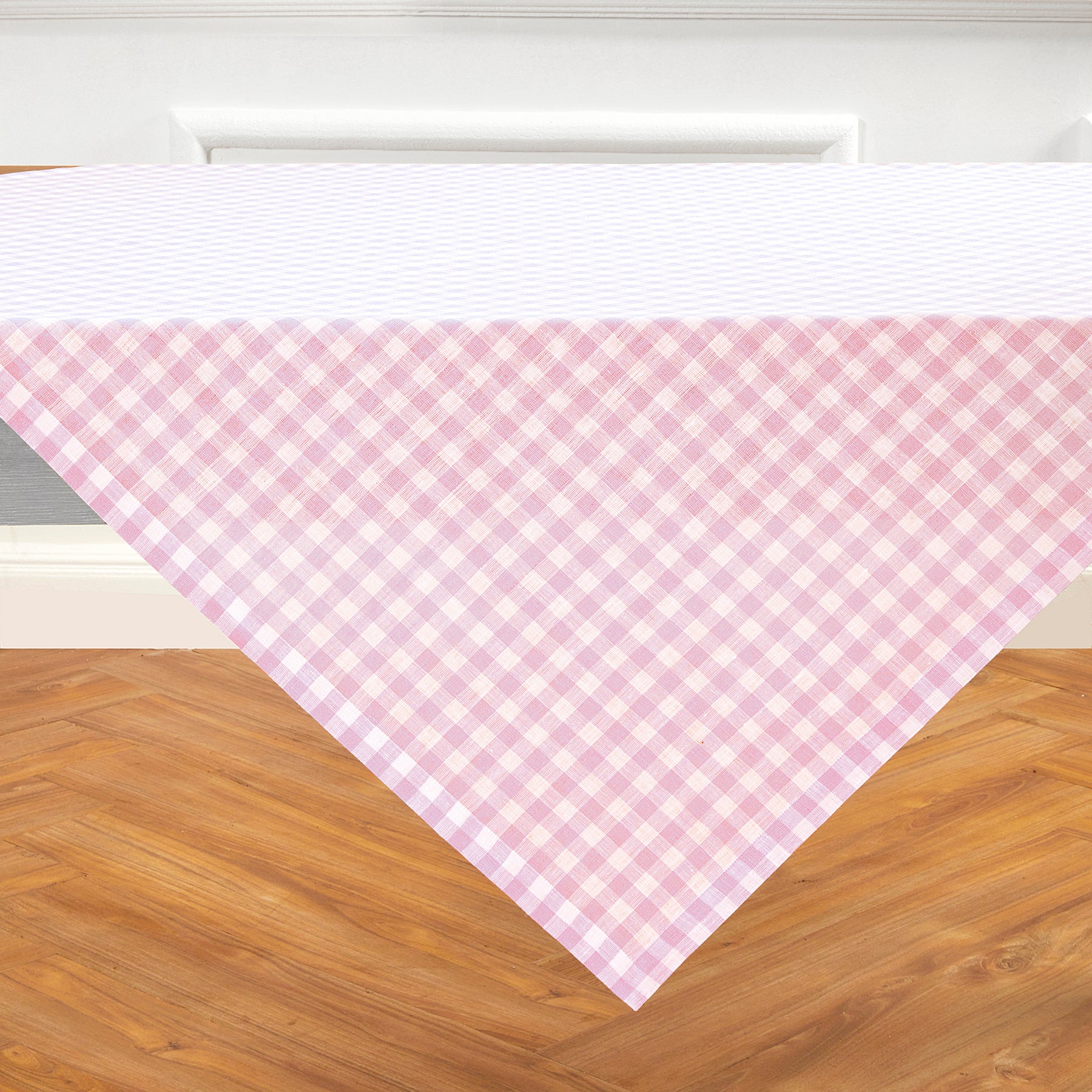 Classic Gingham Table Throw - Stylish Cotton Tablecloth for Dining, Picnics & Outdoor Events - Perfect for Kitchen, Party & Home Decor