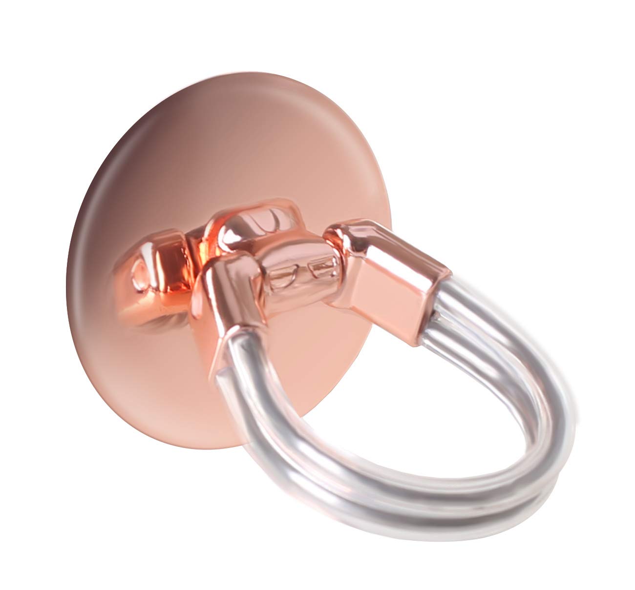 Universal 2-Pack Air Vent Car Phone Holder Stand - Finger Grip Phone Ring for iPhone & Android (Rose Gold) | Perfect for Safe Driving & Hands-Free Navigation