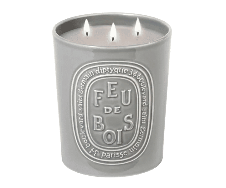 Wood Fire Scented Candle - Natural Aromatherapy for Home, Relaxation & Cozy Ambiance | Perfect for Living Room, Bedroom & Romantic Evenings