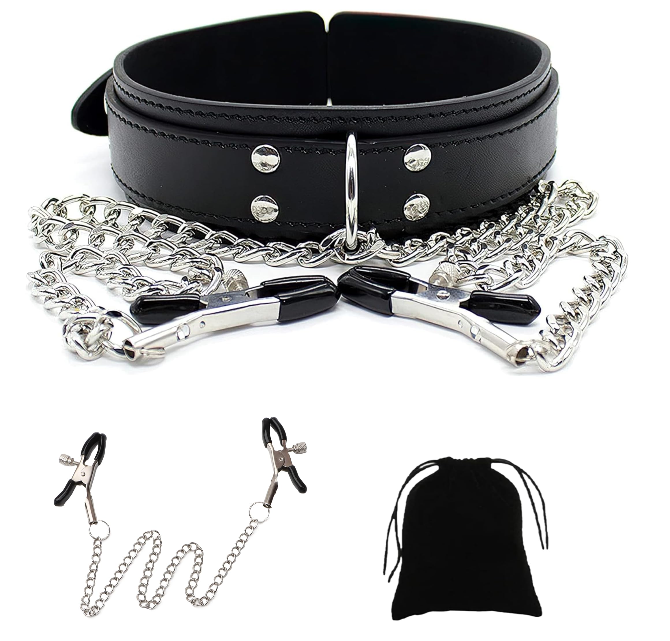 Fake Body Piercing Rings - Non-Piercing Body Jewelry Clips for Women | Stainless Steel Belly Button & Nipple Clamps | Perfect for Parties, Cosplay & Fashion Accessories