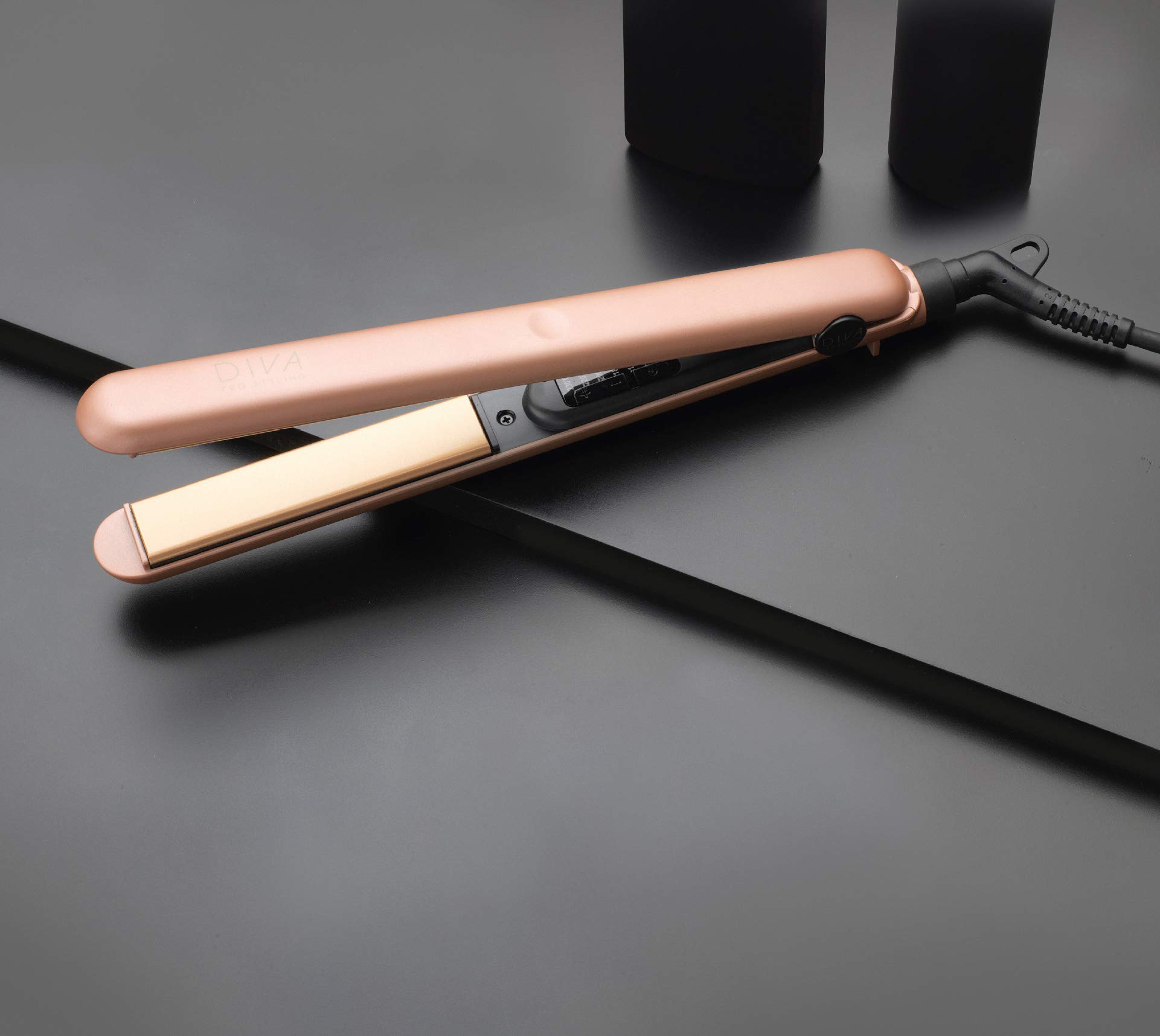 Diva Pro Styling Elite Hair Straightener - Professional Ceramic Flat Iron for Smooth & Shiny Hair - Perfect for Salon & Home Use - Saharan Dusk PRO204