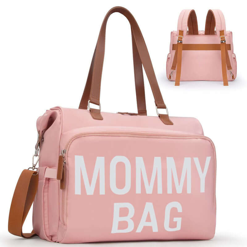 Large Capacity Multifunctional Mummy Backpack for Travel & Hiking - Waterproof Diaper Bag with Insulated Pockets | JN2068 | Perfect for Outdoor Adventures, Baby Care & Daily Commute