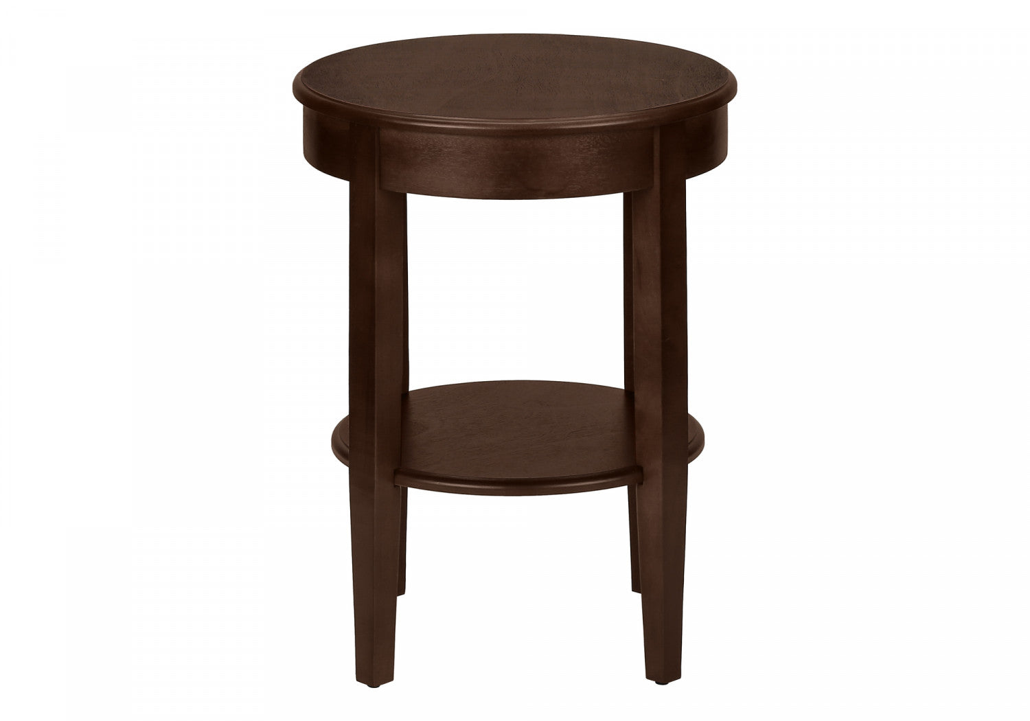 Modern Bryn Side Table in Espresso Finish - Perfect for Living Room, Bedroom, or Office Decor