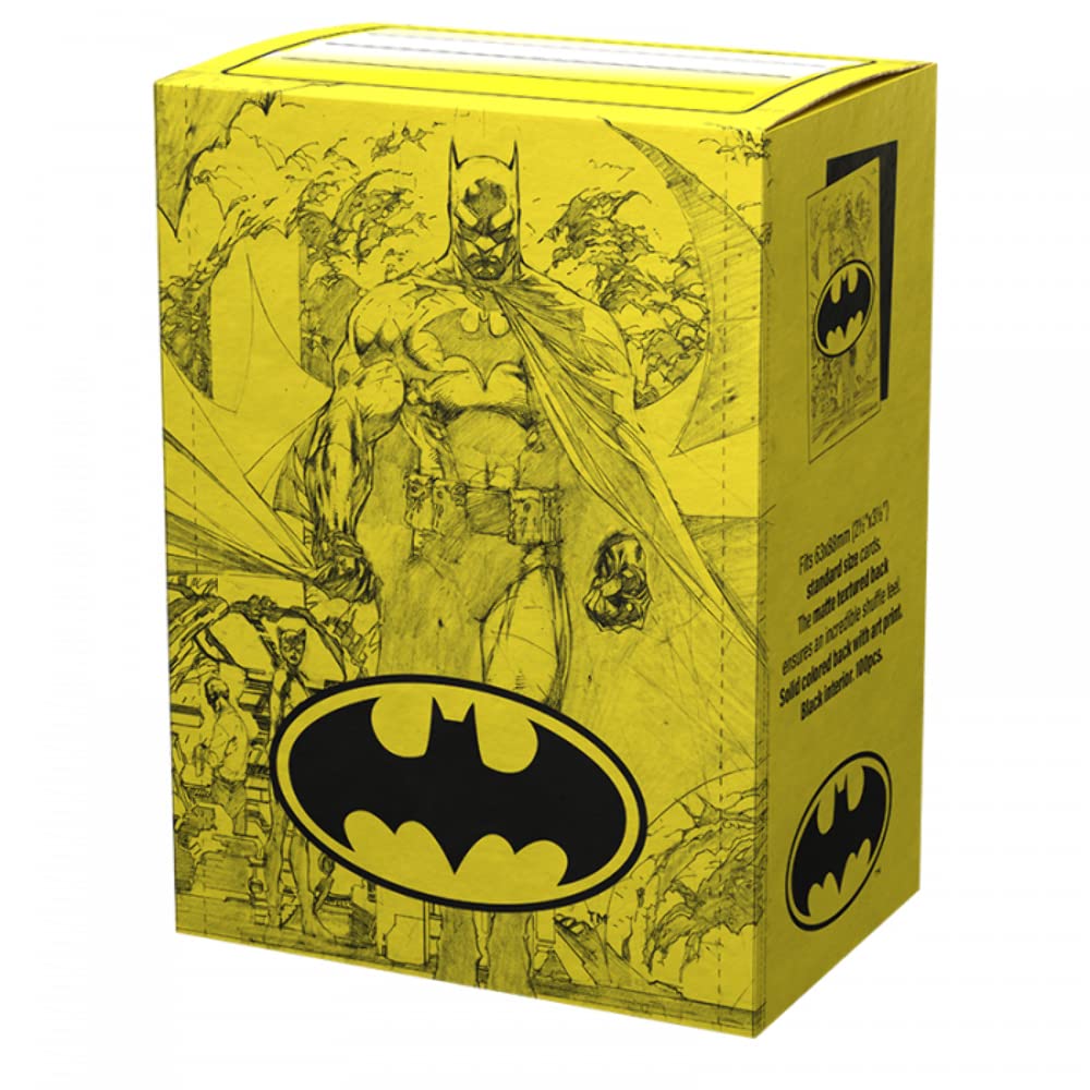 Dragon Shield Matte Dual Art Batman Core 100CT Card Sleeves - Ultra Smooth & Durable for MTG, Pokemon & TCG - Limited Edition Collectible (AT-16033) - Perfect for Gaming Tournaments, Card Protection & Display
