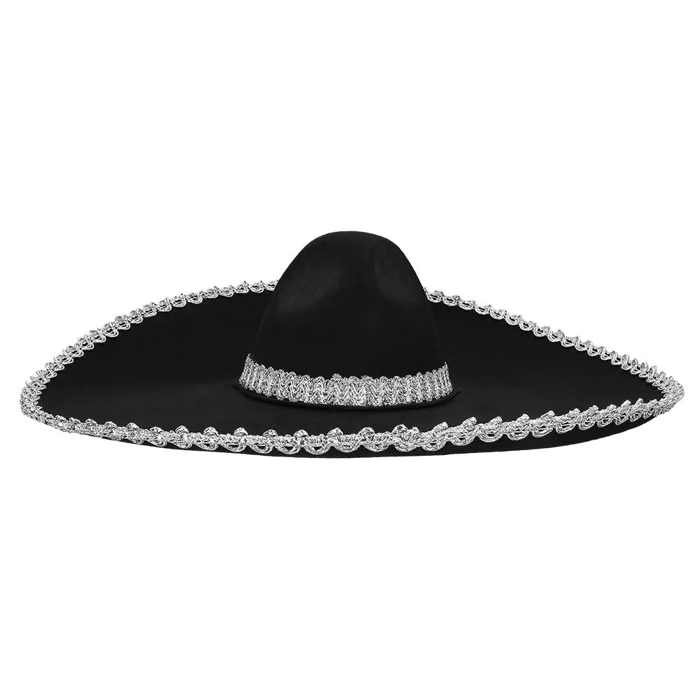 ST. Sombrero JUANITO - Premium Mexican Sombrero Hat for Men & Women - Perfect for Fiesta, Halloween, and Costume Parties