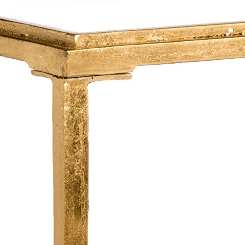SAFAVIEH Home Collection Juliana Gold Coffee Table - Stylish Modern Living Room Furniture for Small Spaces & Apartments - Perfect for Coffee, Books & Decor