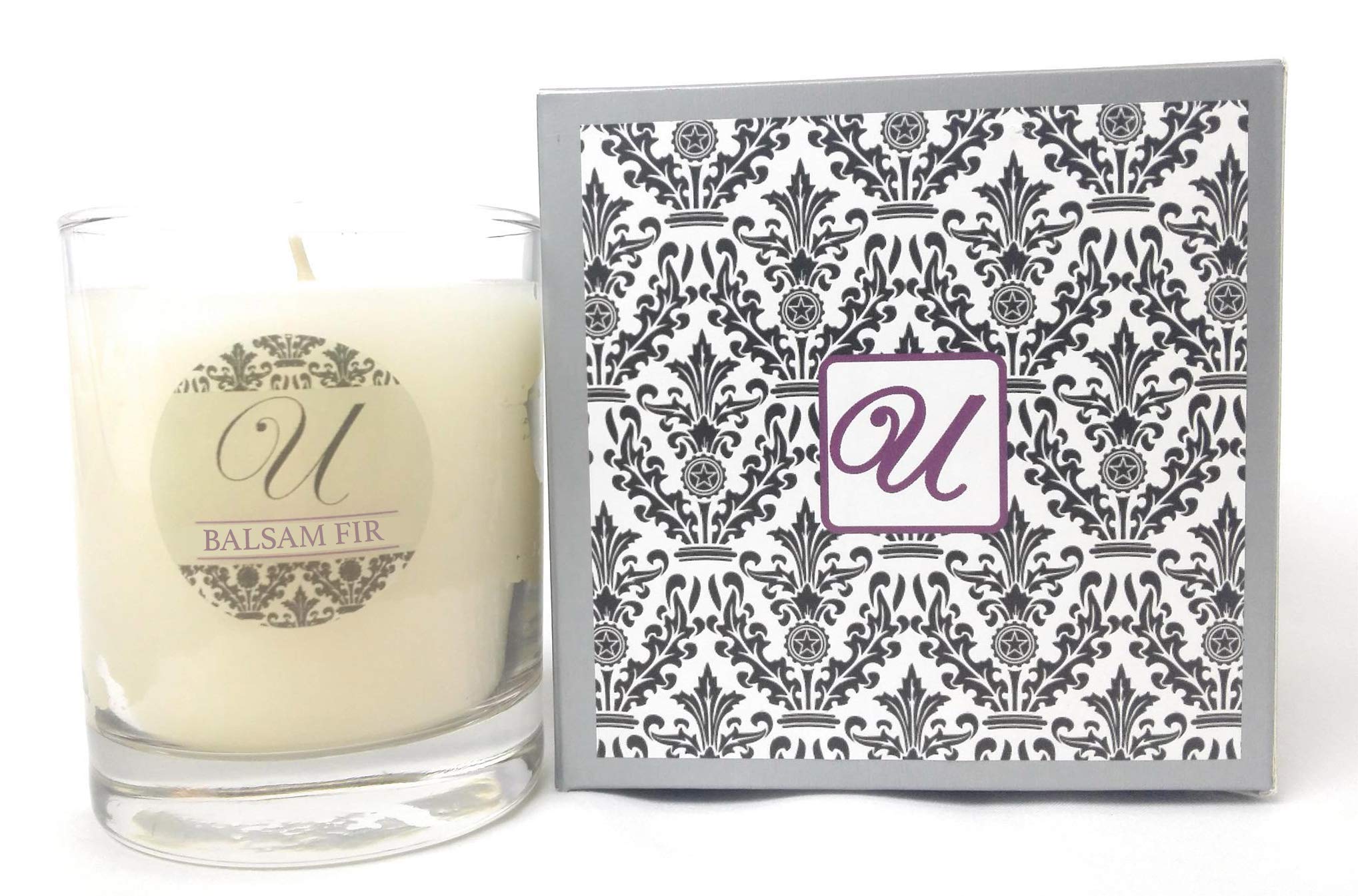 Premium Balsam Fir Scented Candle in 14 oz Glass Jar - Unrivaled Candles Select-a-Size with Surprise Jewelry Inside (Value $10-$10,000) | Perfect for Home Decor, Romantic Gifts & Aromatherapy