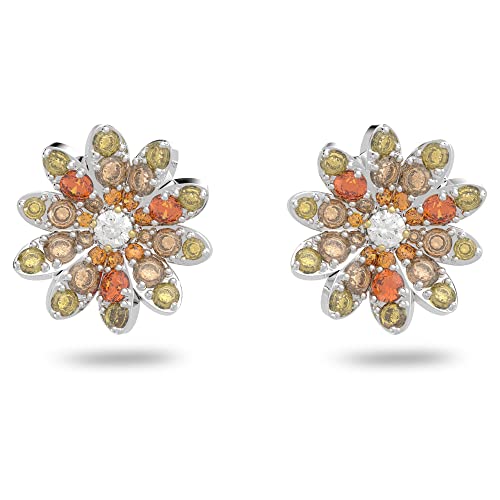Earrings - Yellow Tone Crystals