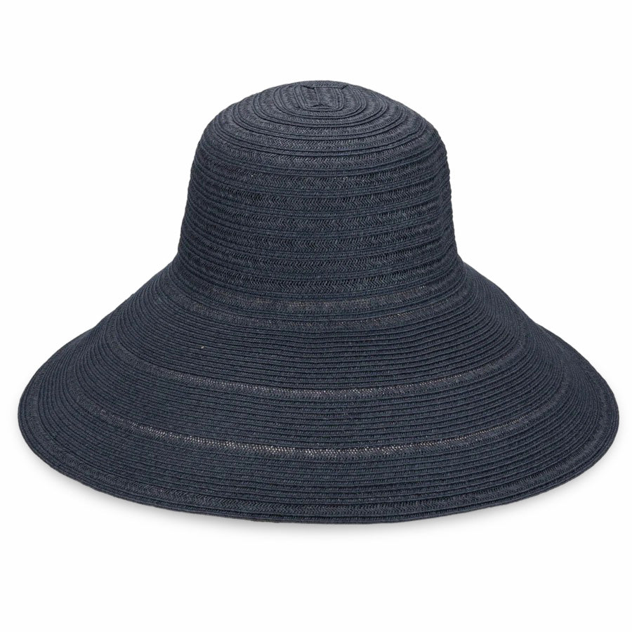 Newport 6-Way Adjustable Round Crown Sun Hat for Women - UV Protection Wide Brim Beach Hat for Outdoor, Travel & Summer Activities