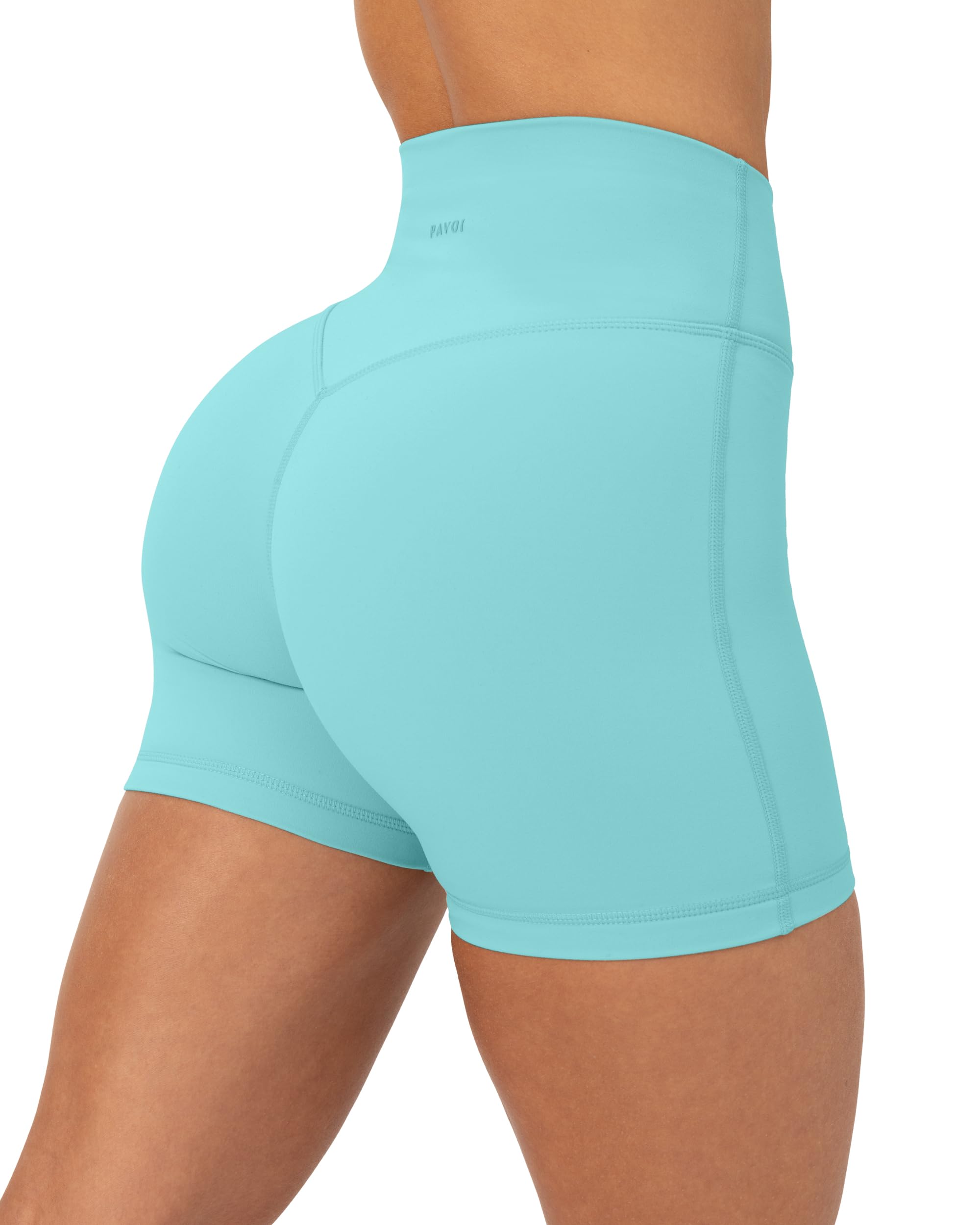 Buttery Soft High Waisted Yoga Shorts for Women - 4
