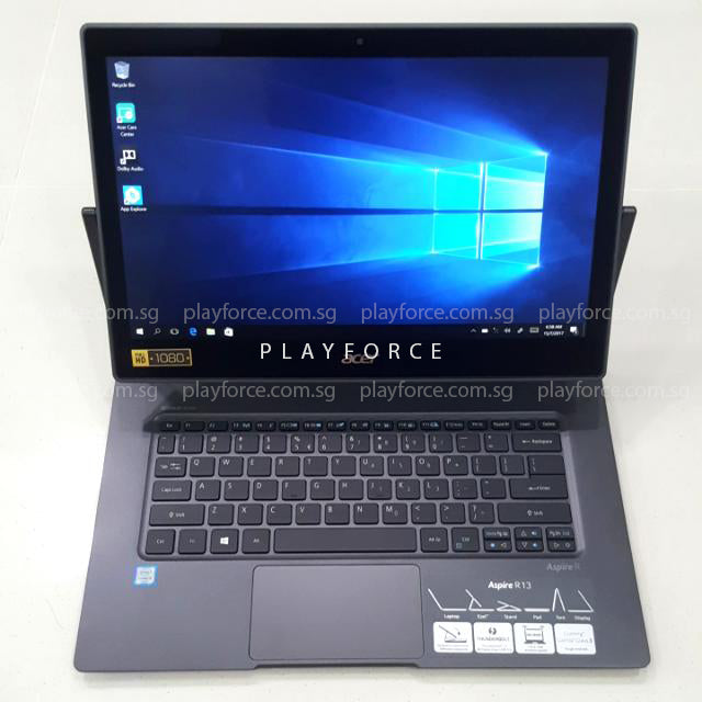 Aspire R13 Laptop - Intel Core i5 6200U Processor, 256GB SSD Storage, 13.3 Inch Touchscreen Display - Perfect for Work, Study & Entertainment