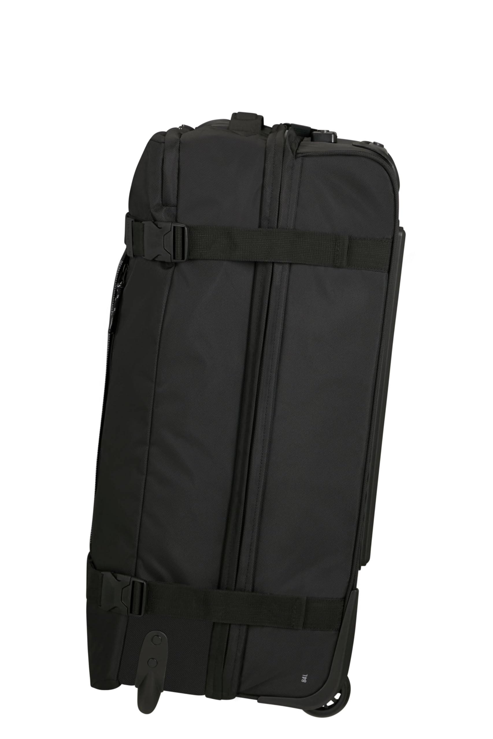 Samsonite Black Asphalt Travel Bags - 68cm Expandable Carry-On Luggage (84L) for Business Trips & Weekend Getaways