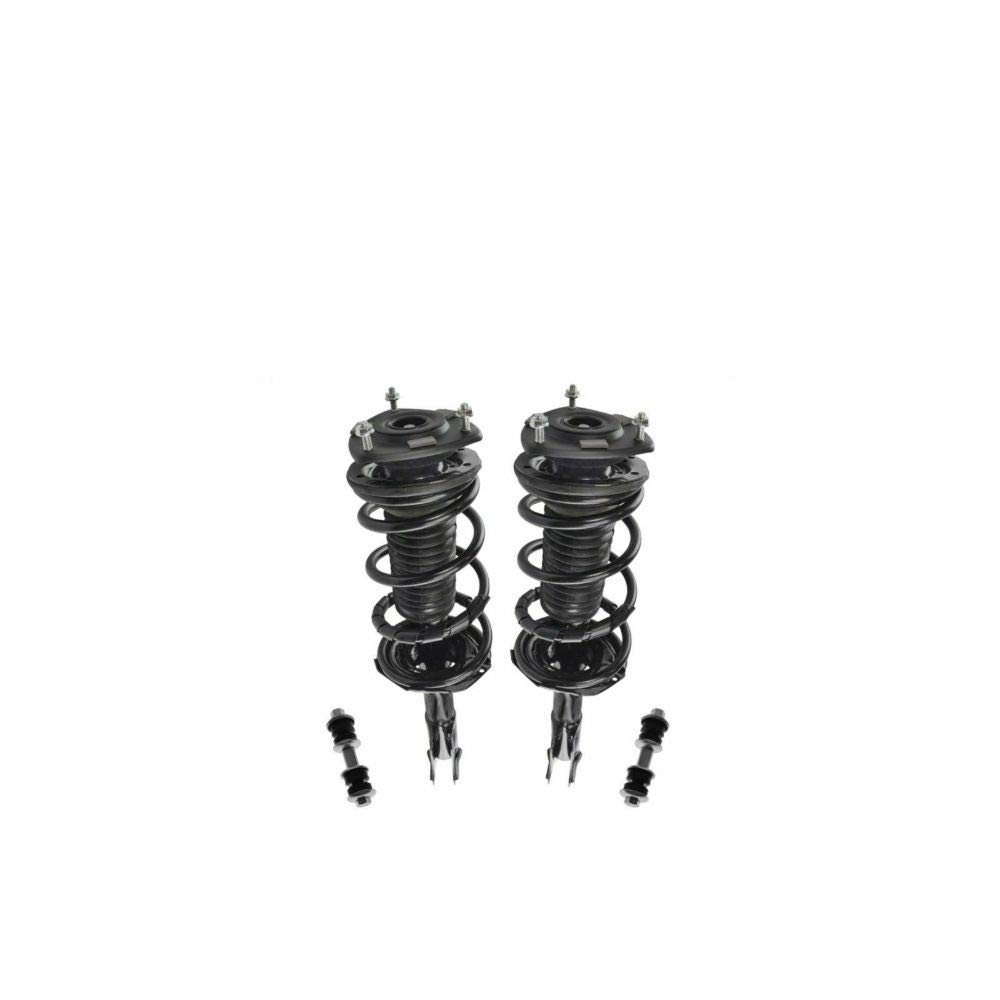 HSCHER 4-Piece Front Complete Strut Assembly & Sway Bar Link Set Kit - Compatible with Toyota Echo, Scion xA, xB - Perfect for Suspension Repair & Smooth Ride Experience
