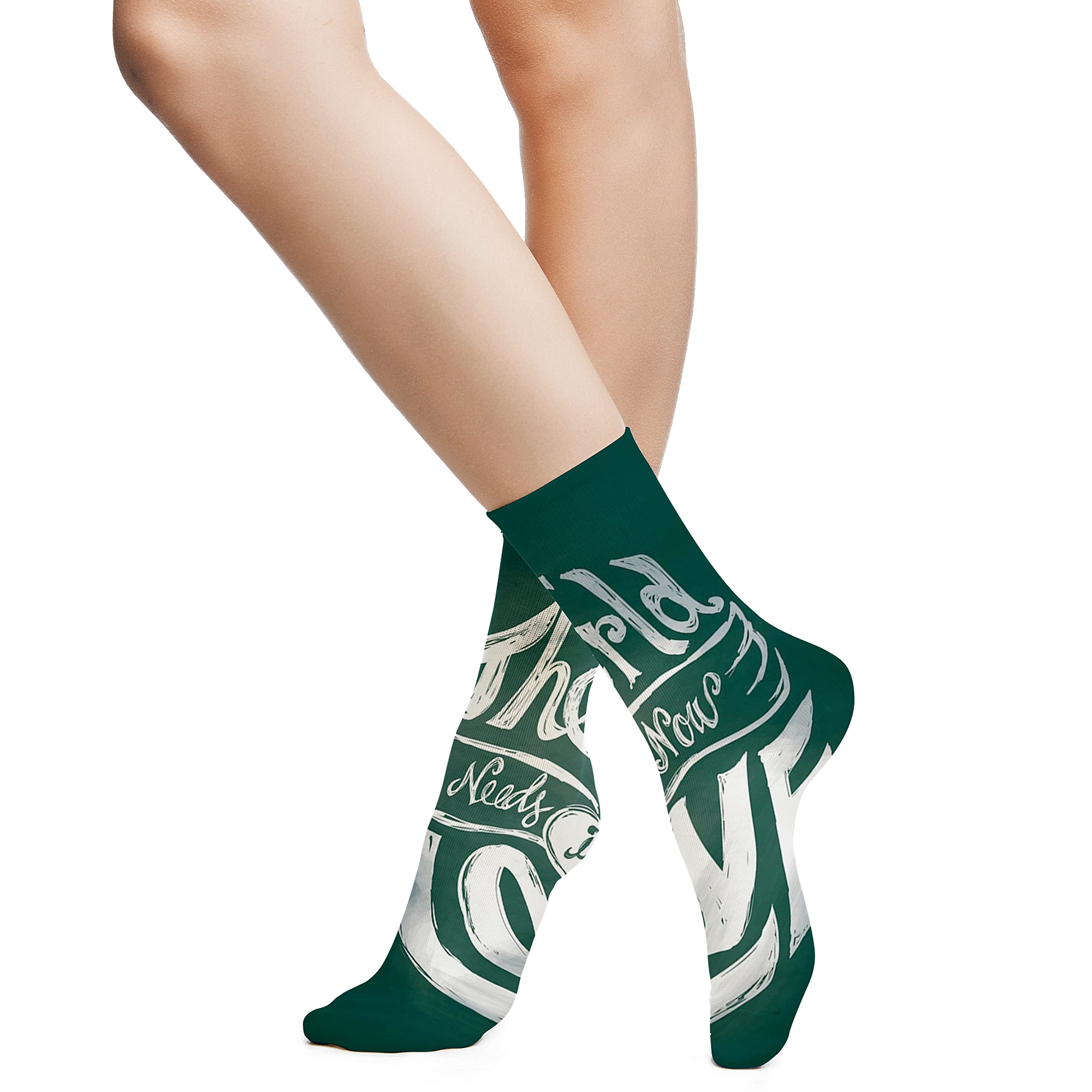 Funky Colorful Cushion Sport Socks - Athletic Cushioned Running Performance Crew Socks for Men & Women - Perfect for Running, Gym Workouts & Everyday Comfort