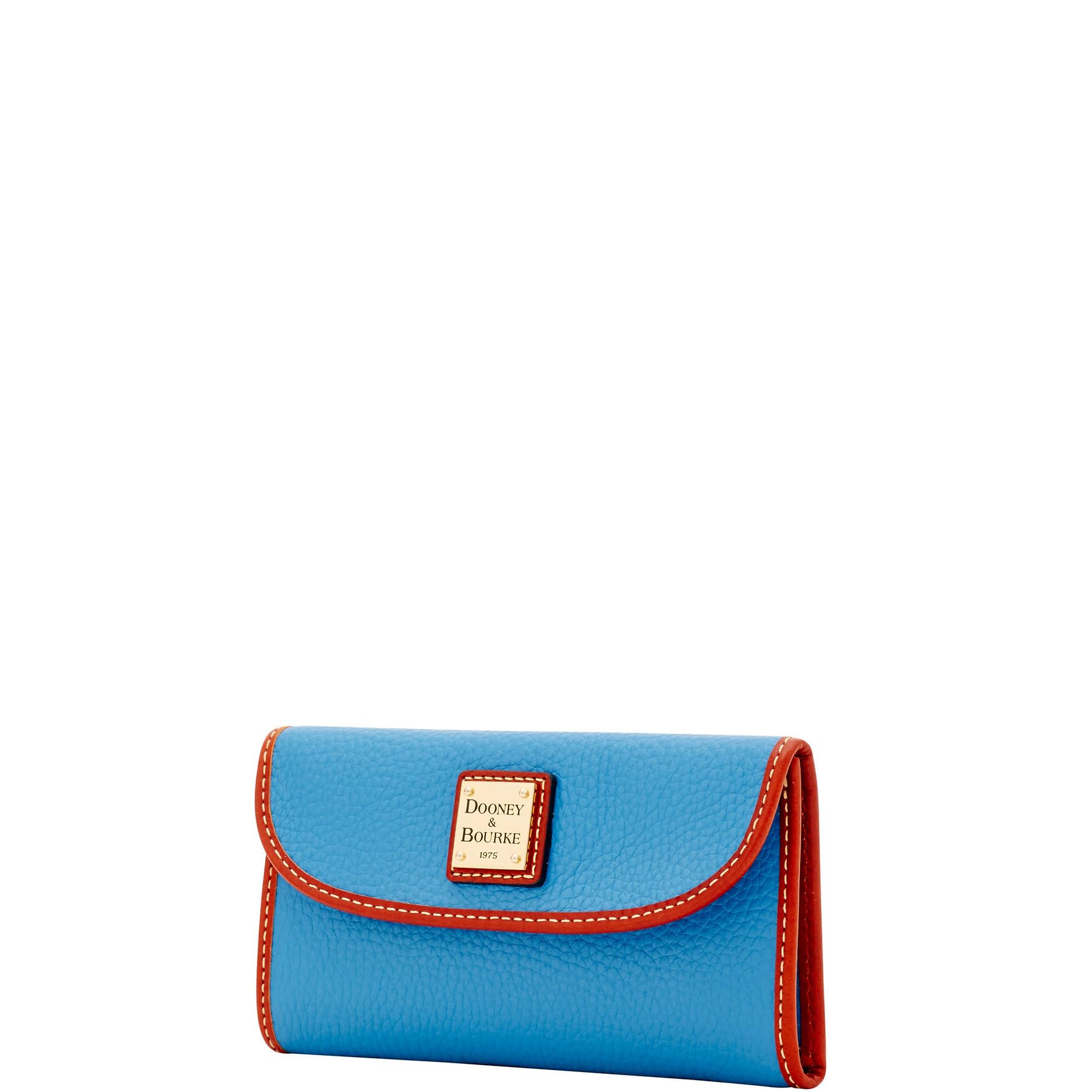 Dooney & Bourke Women's Pebble Grain Leather Continental Clutch & Trifold Wallet - Multiple Card Slots, RFID Protection - Perfect for Work, Travel & Evening Events