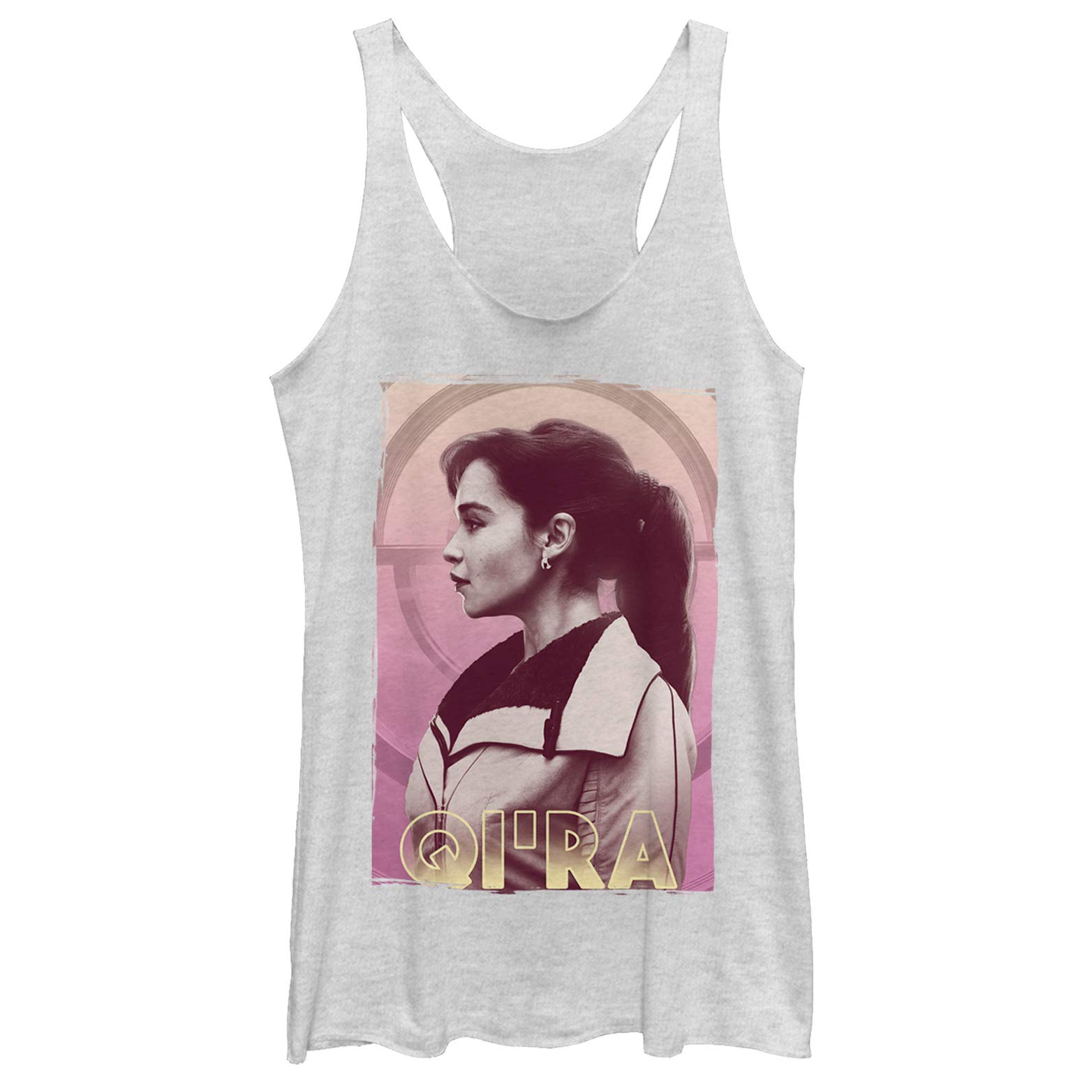 Star Wars Women's Han Solo Quira Tri-Blend Racerback Tank Top - Soft Layering Tee for Cosplay, Casual Wear & Everyday Outfits
