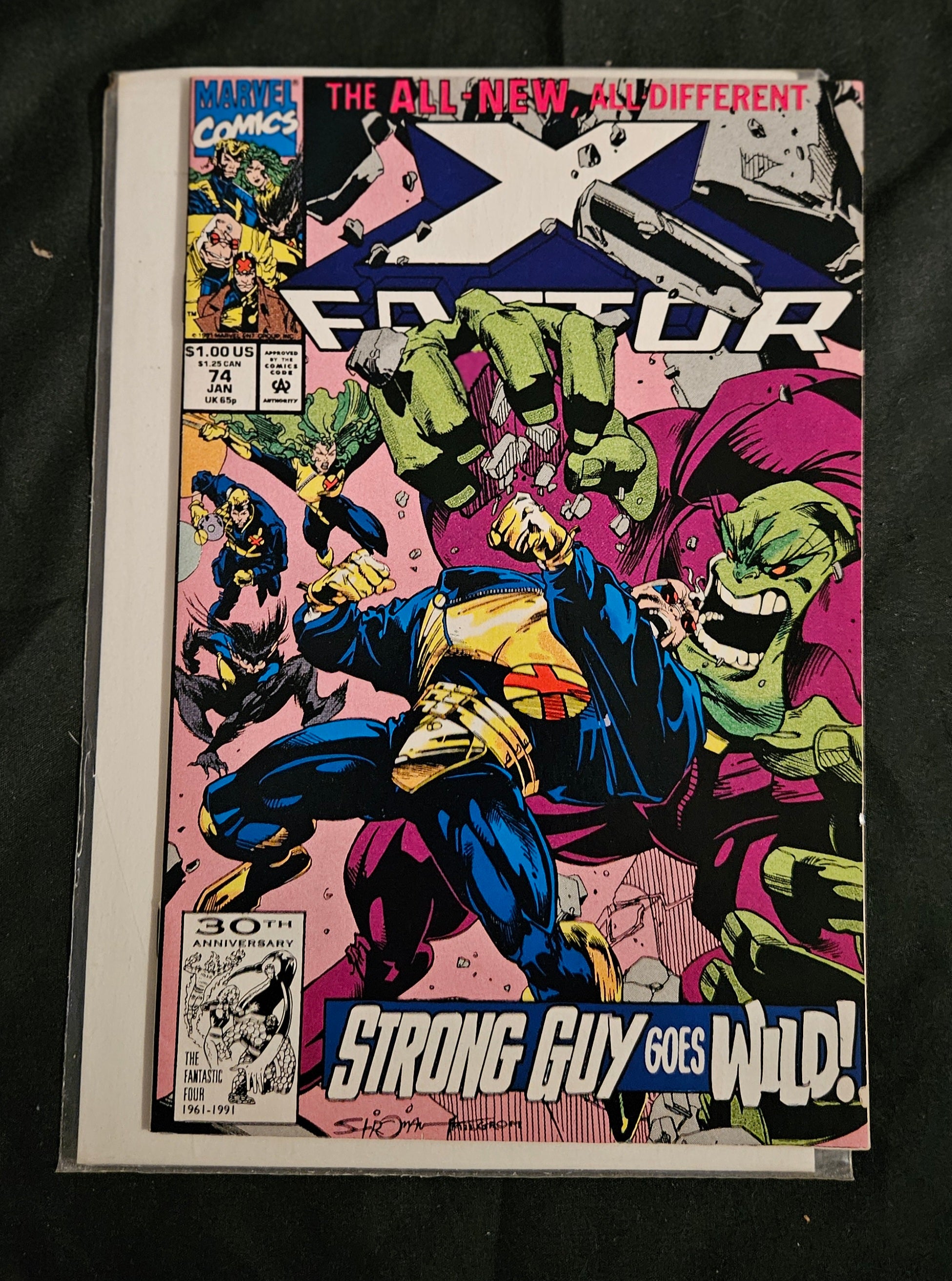 X Factor #74 (1986) - Strong Guy Goes Wild! Marvel Comics | January 1992 | Collectible Comic Book for Superhero Fans & Vintage Collectors | Perfect for Display, Gifts, and Comic Book Collections
