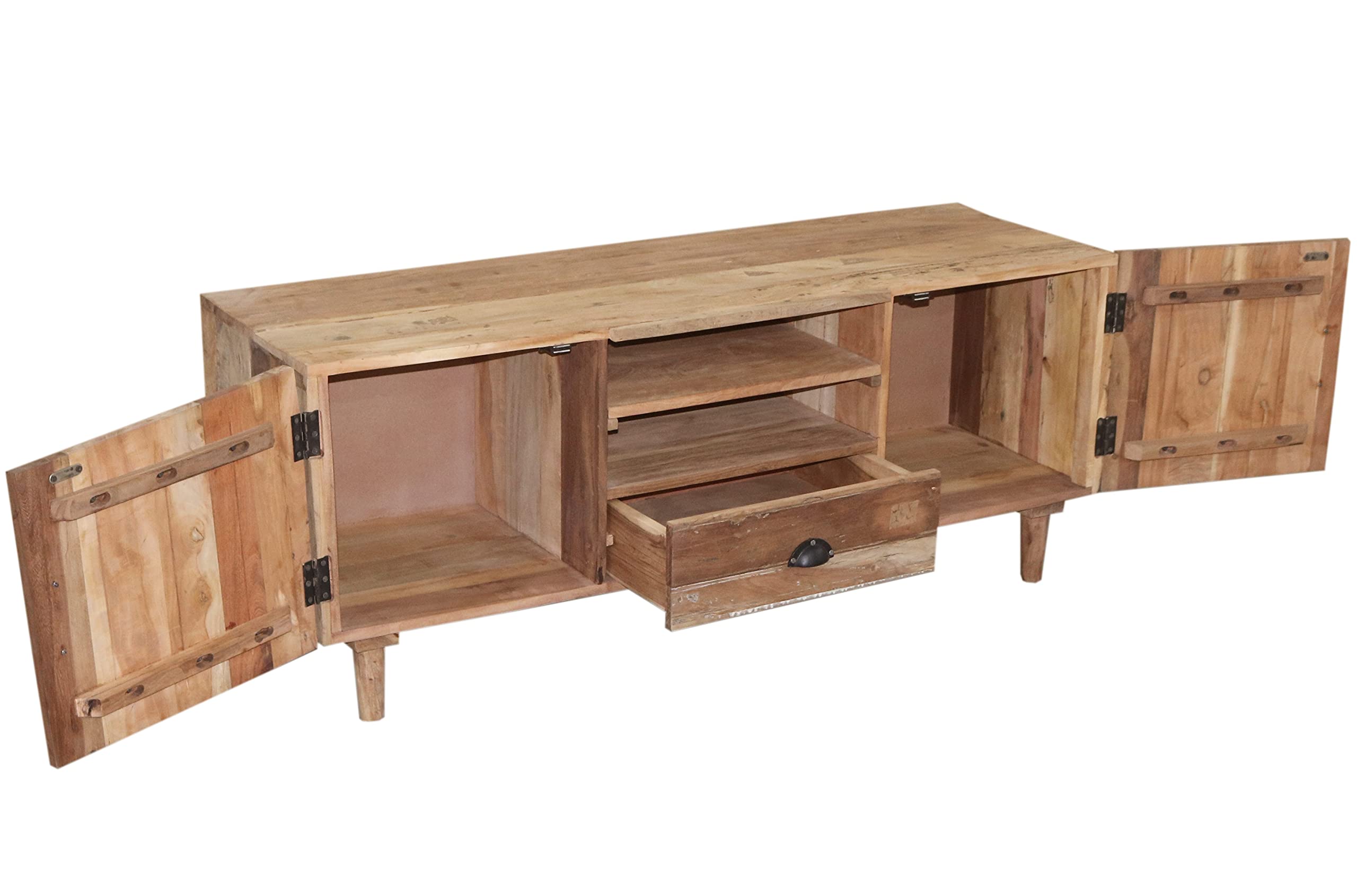 Progressive Furniture Outbound Console Table - Tan Finish - Entryway, Living Room, or Hallway Storage Solution