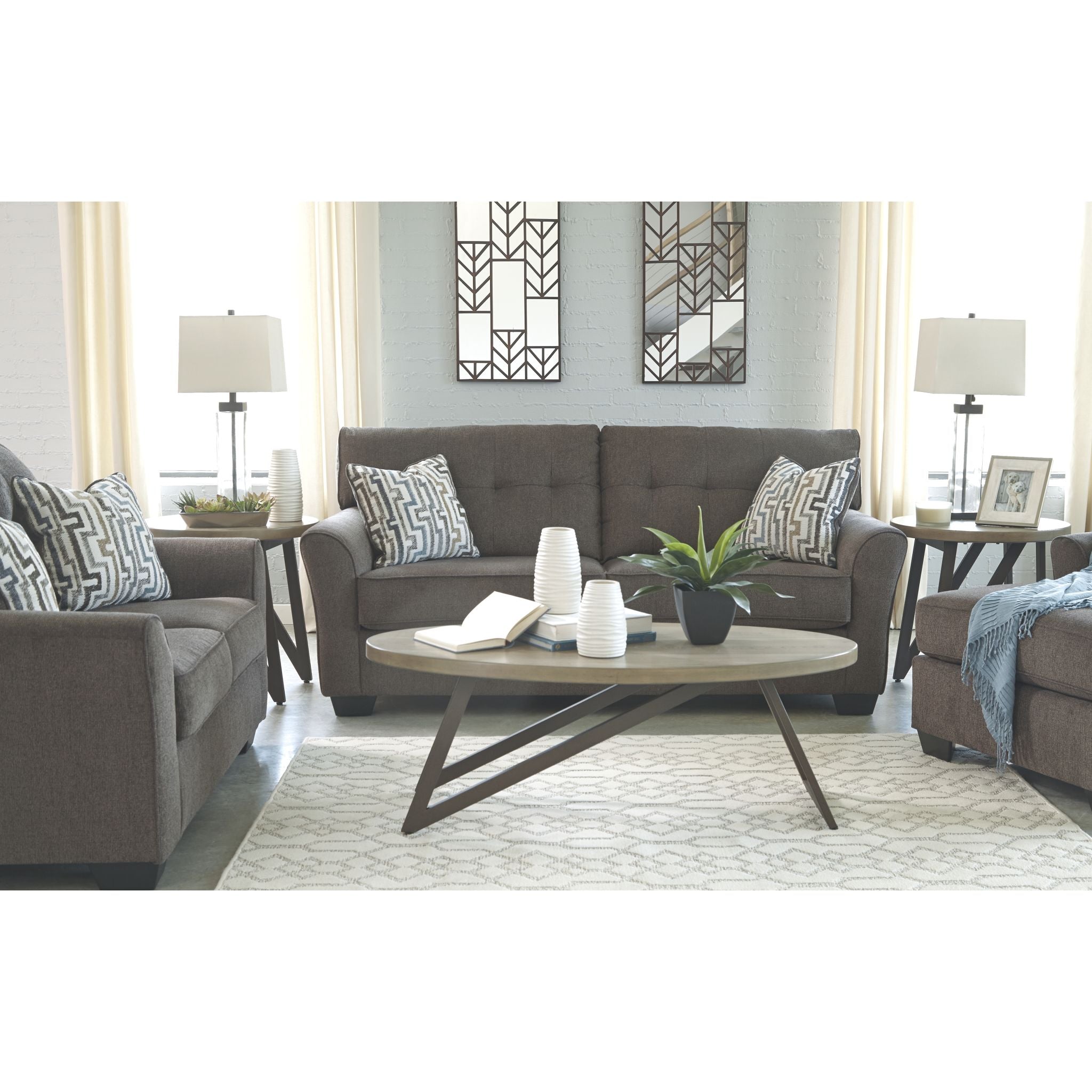 Alsen Full Size Convertible Sofa Bed with Granite Finish – Perfect for Small Apartments, Guest Rooms & Home Offices
