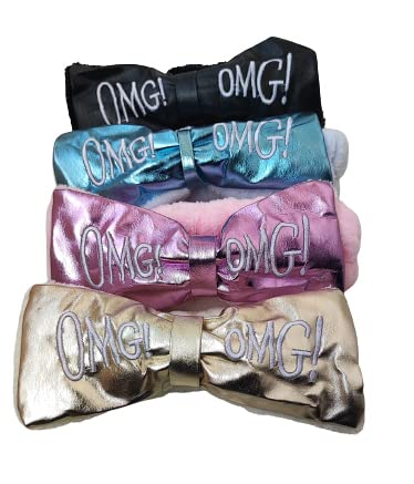 Panaakhi Women's Velvet Elastic Headband with Cute Bow - Soft Facial Spa & Makeup Cleansing Headband (Pack of 1) - Perfect for Skincare, Spa, and Beauty Routines