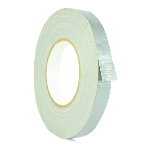 POLYKEN 253 Premium Grade Duct Tape 24mm x 55M x 13 mil - Heavy Duty Adhesive Tape for HVAC, Pipes & Repairs - 12 Rolls Pack for Home, Office & Industrial Use