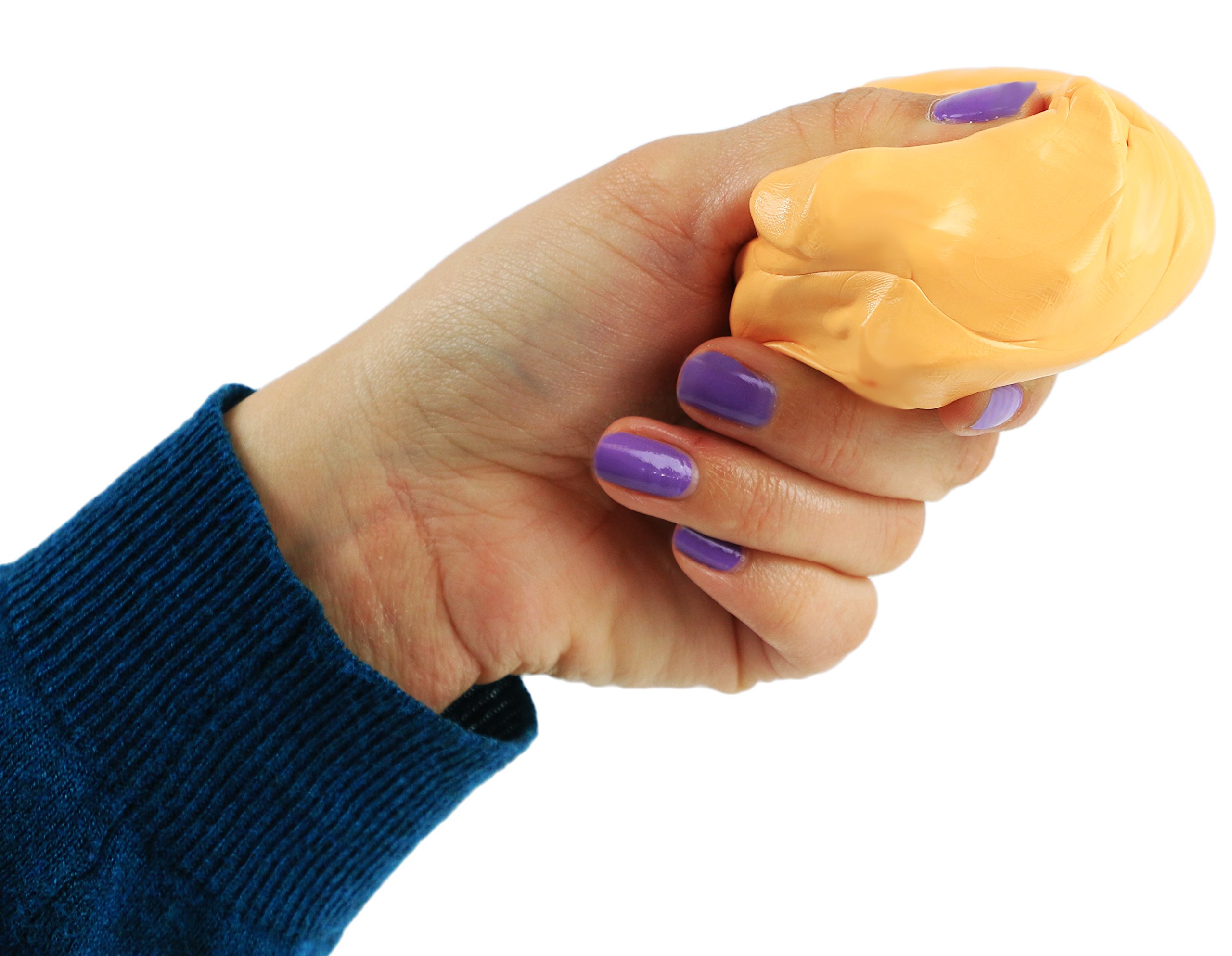 10-3931 Therapeutic Exercise Putty for Hand Therapy - 6 oz, Peach Color | Improve Grip Strength & Rehabilitation for Arthritis, Stroke Recovery & Occupational Therapy