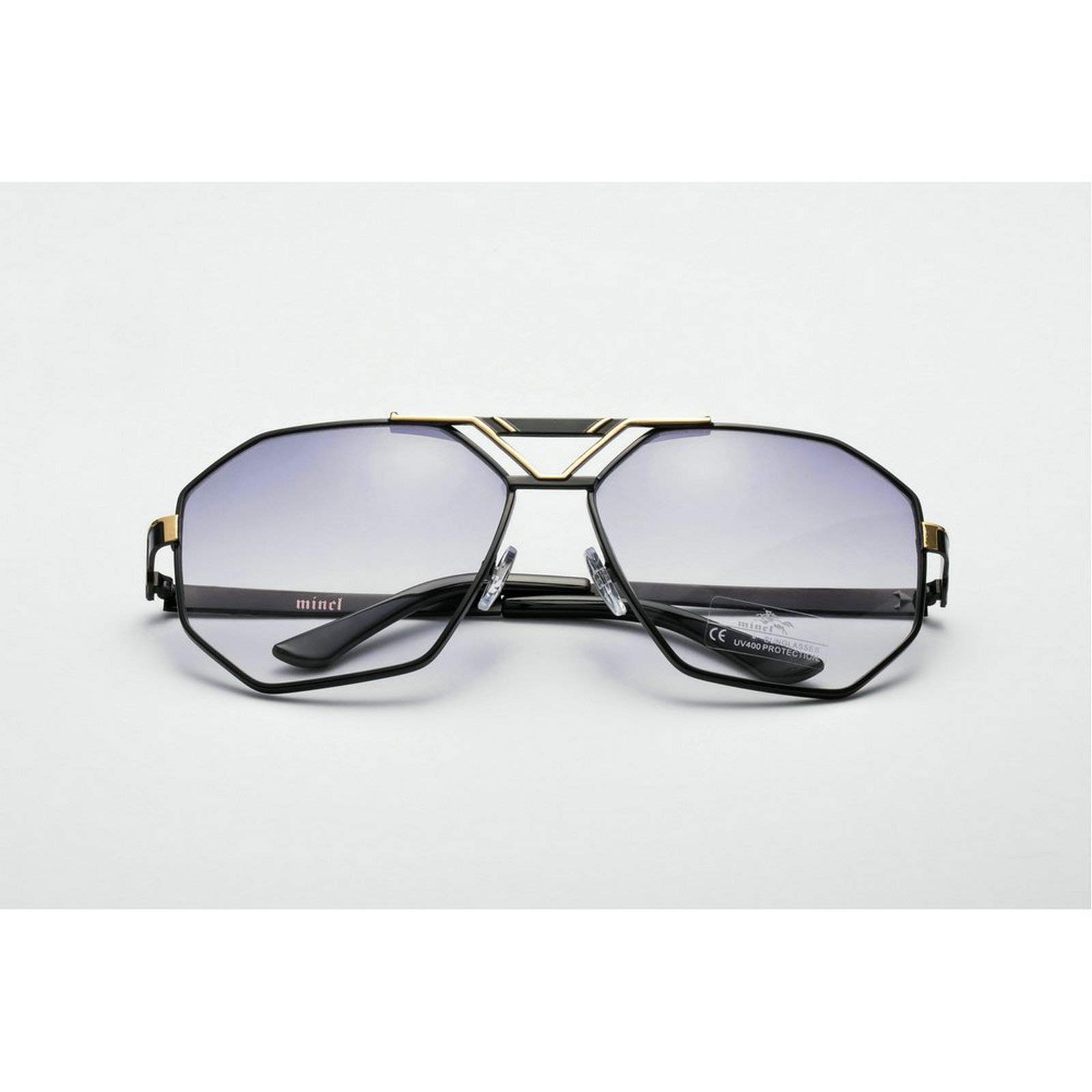 Unisex Rectangular Sunglasses with Special Metal Bridge - UV Protection, Fashionable & Lightweight for Outdoor Activities, Driving, and Beach Vacations