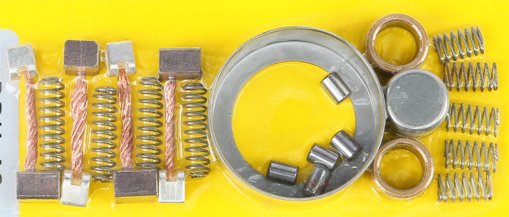 Fire Power Starter Brush Kit - Compatible with Kawasaki KAF 620 Mule 2510 4X4 (1993-2000) - Replacement Starter Motor Brushes for ATV & UTV Maintenance & Repair