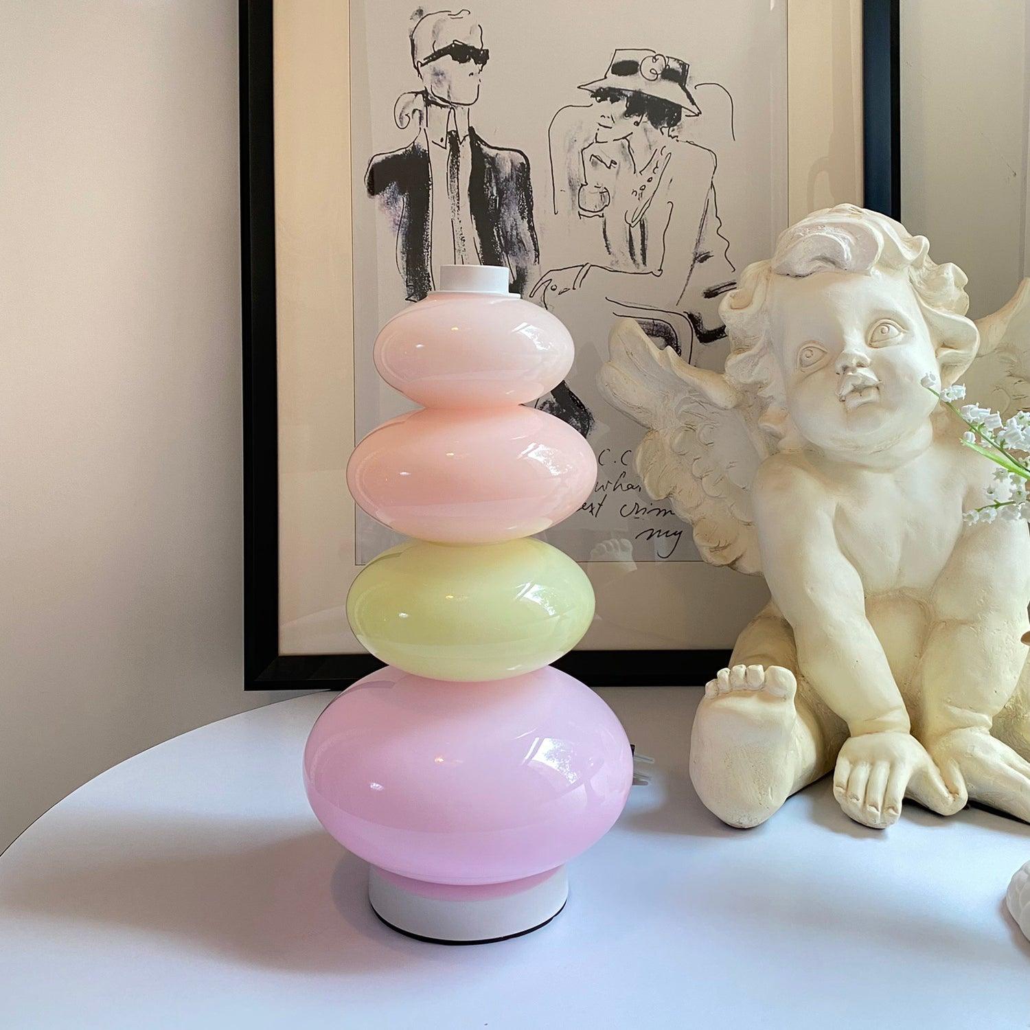 Sweet Candy Table Lamp - LED Night Light for Kids Room, Bedside, Nursery - Perfect for Bedtime Reading & Cozy Ambiance