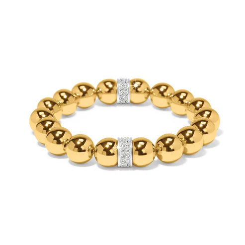 Brighton Meridian Stretch Gold Bracelet for Women - Elegant Stretchy Bangle for Everyday Wear, Office & Special Occasions