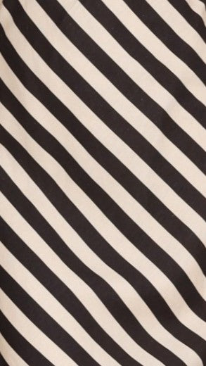 Josie Pants for Women - Black & Beige Striped High-Waisted Trousers | Comfortable Office Wear & Casual Outfits