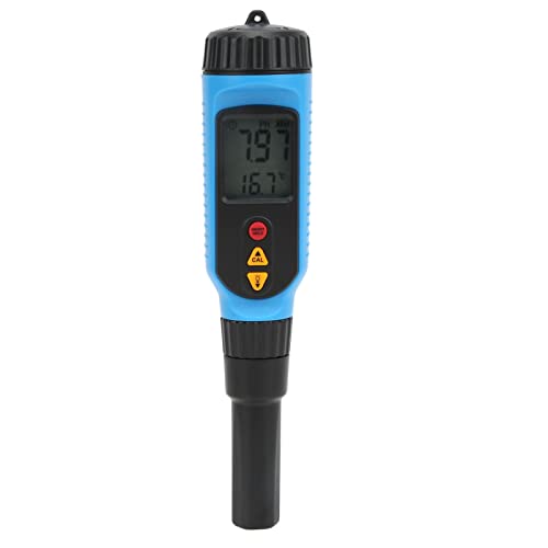 High Accuracy PH Tester Pen for Food & Meat - Digital PH Meter with ABS Body | Perfect for Home Cooking, Aquariums, Hydroponics & Pool Water Testing