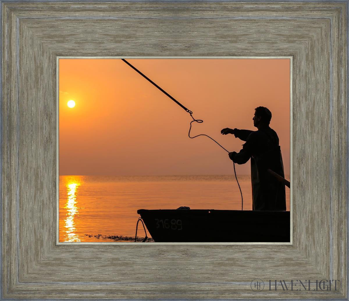 Plate 8 Fishers of Men Series 3 - Christian Wall Art Decor for Home, Church & Office - Inspirational Bible Verse Gift for Faithful