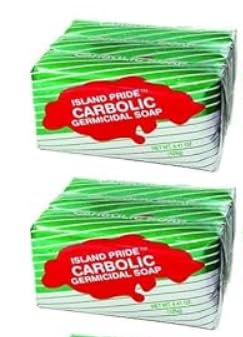 Island Pride Carbolic Germicidal Soap - 6 Pack Antibacterial Bar Soap for Skin Care, Hygiene & Infection Protection | Ideal for Home, Gym, Travel & Healthcare Use