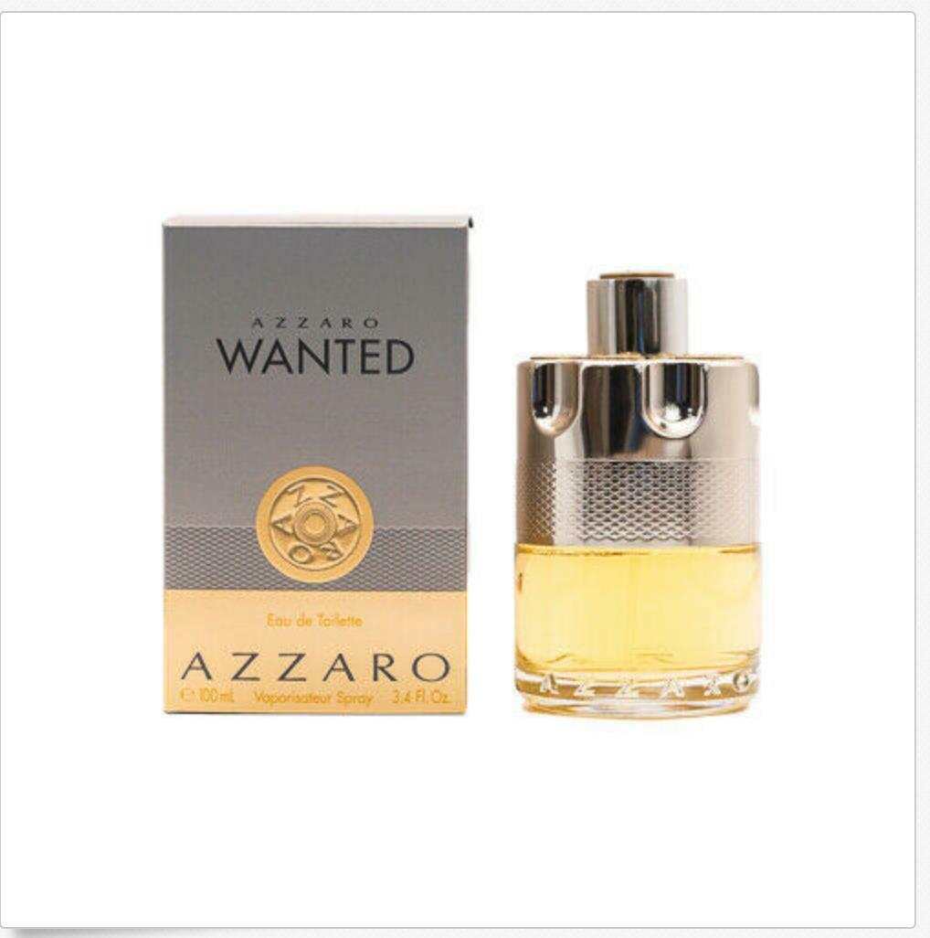 Azzaro Wanted Cologne for Men - 3.4 oz Eau de Toilette Spray | Fresh & Masculine Fragrance | Perfect for Date Night, Office & Special Occasions