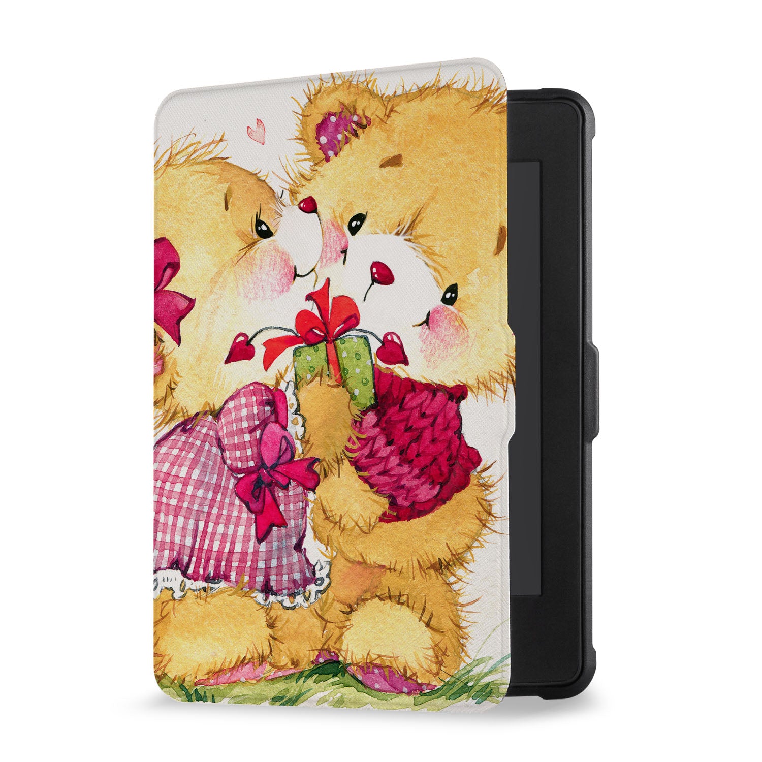 Premium Kindle Case with Bear Design - Cute & Protective Cover for Kindle E-Reader - Perfect for Reading at Home, Travel, and Gifts
