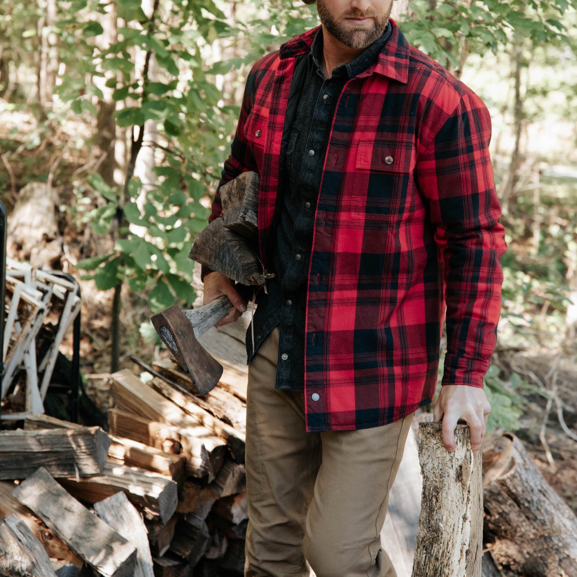 Anderson Shirt Jacket for Men - Lightweight Water-Resistant Outdoor Shirt Jacket with Pockets - Perfect for Hiking, Camping & Casual Wear