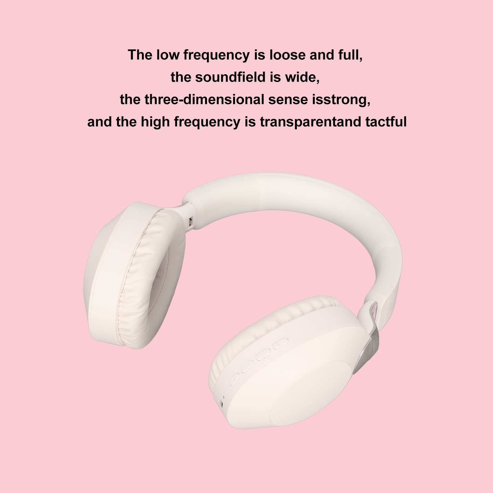 EIMSOAH Gaming Headset with Microphone - Foldable 5.1 Stereo Wired Headphones, Type C & Dual Mode for PC, Laptop, PS4, Xbox - Noise Cancelling for Online Gaming, Streaming & Video Calls (White)