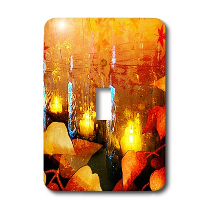 3D Printed Mason Jars Collage Toggle Switch - Decorative Light Switch Cover for Farmhouse, Kitchen & Bathroom Decor - Perfect for Home, Office & DIY Projects