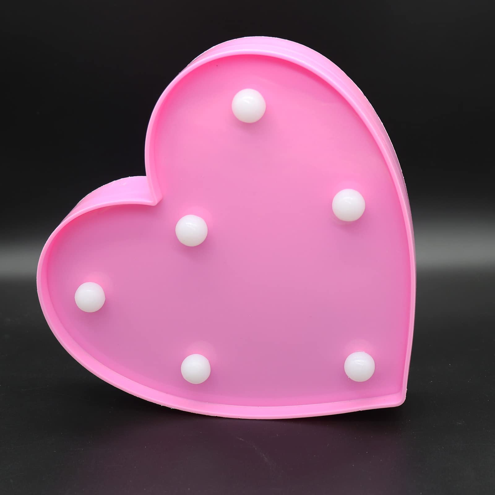 AUSAYE 3D Heart LED Letter Lamp - Romantic Night Light for Bedroom Decor, Wedding Party Sign, Anniversary Gift - Perfect for Valentine's Day, Proposals & Home Decoration