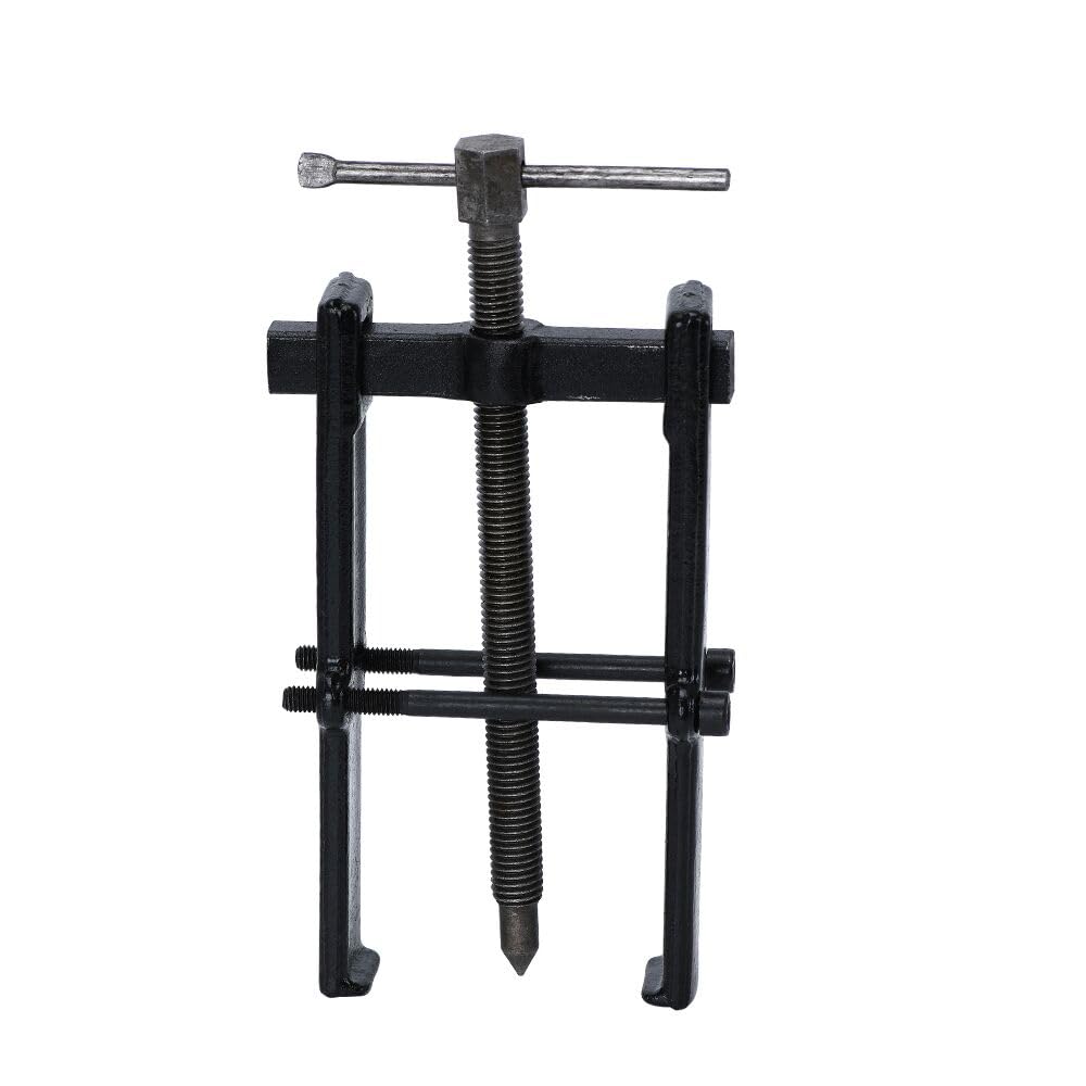 Hypertune Universal 8-Inch Two Jaw Pilot Bearing Gear Puller - Heavy Duty Carbon Steel Adjustable Bearing Remover Tool for Pumps, Pulleys & Gears - Perfect for Automotive Repair, Industrial Maintenance & DIY Projects