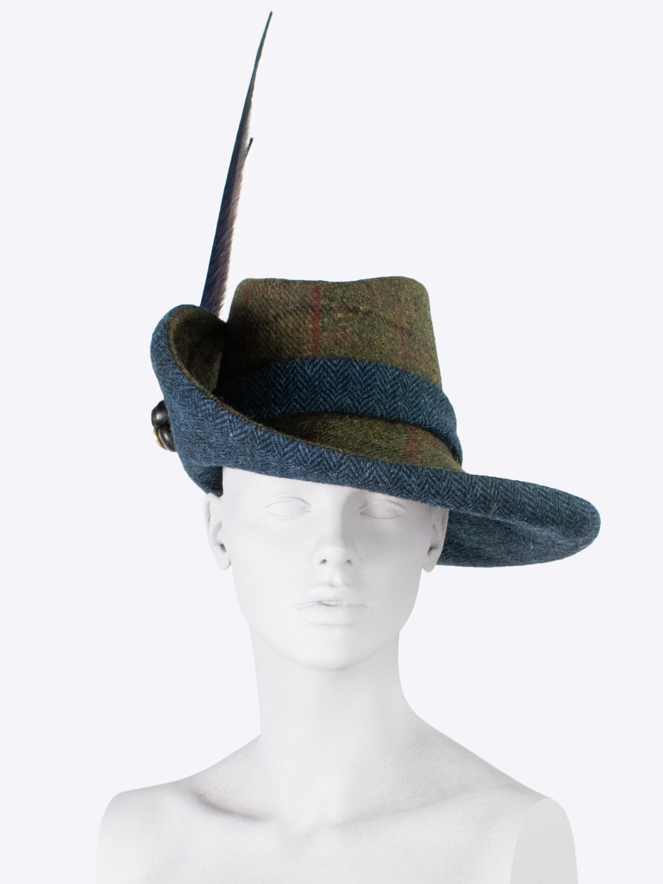 Waterproof Wide Brim Sun Hat for Women & Men - UV Protection Outdoor Summer Hat in Green & Navy Blue - Perfect for Beach, Hiking, Gardening, and Travel