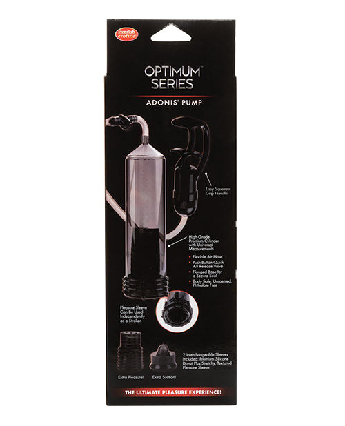 Premium Adonis Penis Pump for Men - Black | Enhances Size & Performance | Ideal for Couples & Solo Use