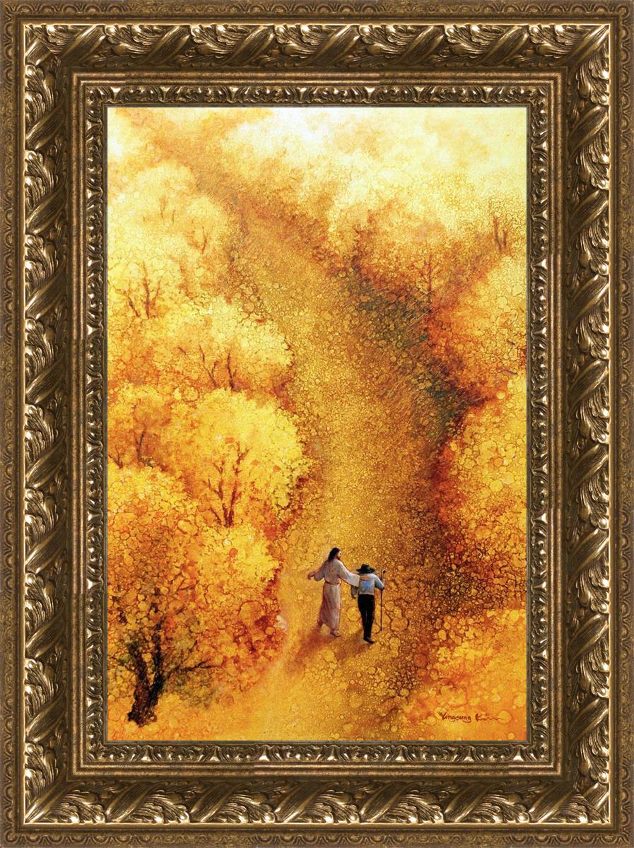 By Your Side - Heartwarming Art Print by Yongsung Kim | Christian Home Decor, Wall Art for Living Room & Bedroom | Perfect Gift for Weddings, Anniversaries & Housewarming