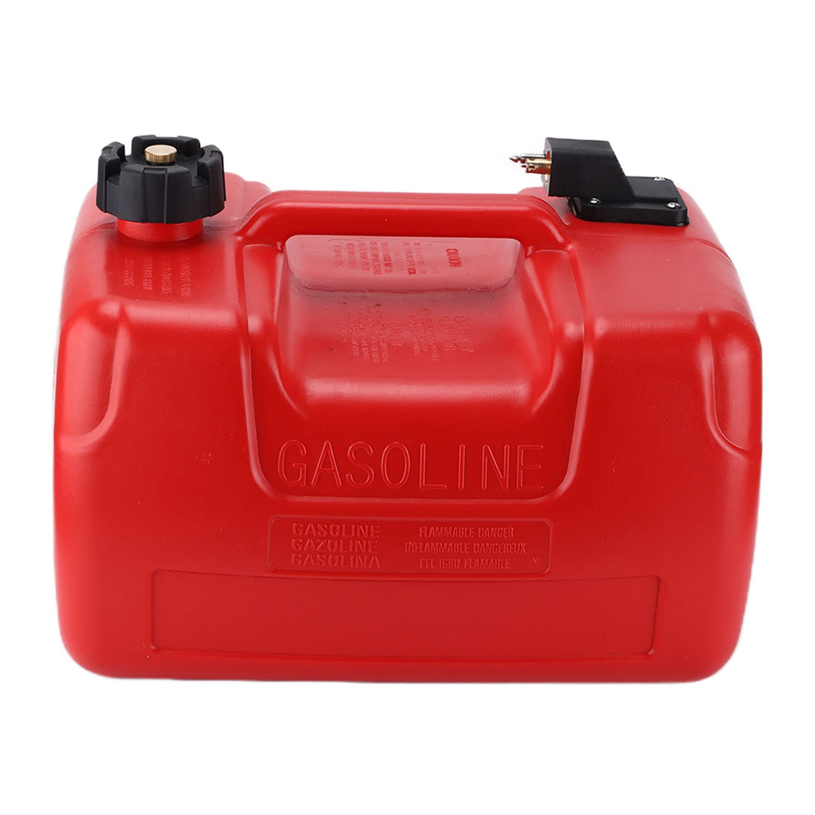 Honio 6 Gallon Outboard Fuel Tank with Anti-Static Hose - Compatible with 9.9 HP Boat Motors - Marine Grade Portable Gas Tank for Fishing Boats, Yachts & Small Watercraft